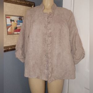 DRESS BARN OPEN JACKET SZ 1X